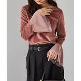 チュールフレアー袖ベロアプルオーバー | RANAN | 詳細画像37 