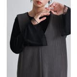 チュールフレアー袖ベロアプルオーバー | RANAN | 詳細画像6 