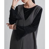 チュールフレアー袖ベロアプルオーバー | RANAN | 詳細画像8 