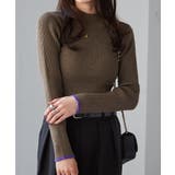 リブパイピングハイネックニット | RANAN | 詳細画像14 