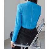 リブパイピングハイネックニット | RANAN | 詳細画像37 