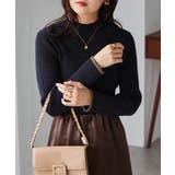 リブパイピングハイネックニット | RANAN | 詳細画像4 