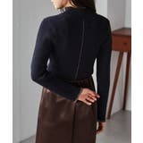 リブパイピングハイネックニット | RANAN | 詳細画像5 