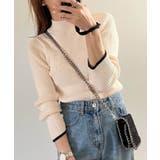 リブパイピングハイネックニット | RANAN | 詳細画像8 