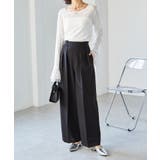 【選べる2丈】２タックワイドスラックス | RANAN | 詳細画像16 