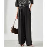 ブラック73 | 【選べる2丈】２タックワイドスラックス | RANAN