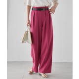 ピンク68 | 【選べる2丈】２タックワイドスラックス | RANAN