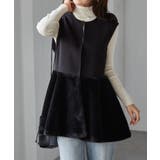 ペプラムファー切替ジレ | RANAN | 詳細画像1 