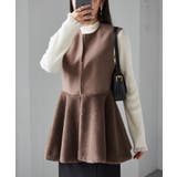 ペプラムファー切替ジレ | RANAN | 詳細画像11 