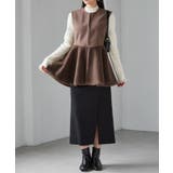 ペプラムファー切替ジレ | RANAN | 詳細画像12 