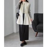 ペプラムファー切替ジレ | RANAN | 詳細画像13 