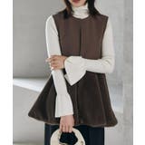 ペプラムファー切替ジレ | RANAN | 詳細画像21 