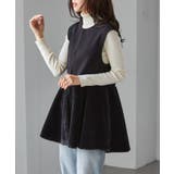 ペプラムファー切替ジレ | RANAN | 詳細画像3 