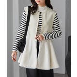 ペプラムファー切替ジレ | RANAN | 詳細画像5 