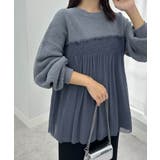 ＭＴＬビスチェ風チュールドッキングニット | RANAN | 詳細画像1 