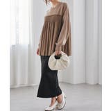 ＭＴＬビスチェ風チュールドッキングニット | RANAN | 詳細画像24 