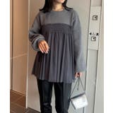 ＭＴＬビスチェ風チュールドッキングニット | RANAN | 詳細画像8 