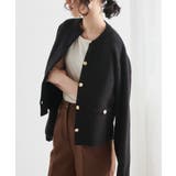 ゴールド調ボタンニットカーディガン | RANAN | 詳細画像19 