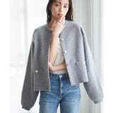 ゴールド調ボタンニットカーディガン | RANAN | 詳細画像25 