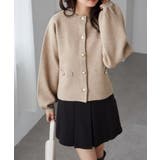 ゴールド調ボタンニットカーディガン | RANAN | 詳細画像32 