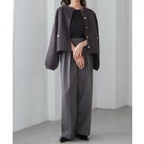 ゴールド調ボタンニットカーディガン | RANAN | 詳細画像39 