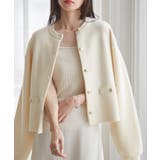 ゴールド調ボタンニットカーディガン | RANAN | 詳細画像40 