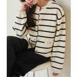 ゴールド調ボタンニットカーディガン | RANAN | 詳細画像46 