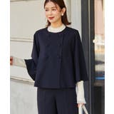 【2点セット】フレアージャケットワイドパンツセットアップ | RANAN | 詳細画像12 