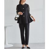 ＜２点セット＞ペプラムベストセットアップ | RANAN | 詳細画像12 