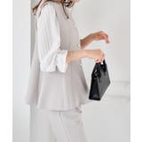 ＜２点セット＞ペプラムベストセットアップ | RANAN | 詳細画像16 