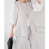 ＜２点セット＞ペプラムベストセットアップ | RANAN | 詳細画像17 