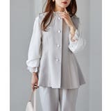 ＜２点セット＞ペプラムベストセットアップ | RANAN | 詳細画像18 