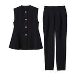 ＜２点セット＞ペプラムベストセットアップ | RANAN | 詳細画像33 