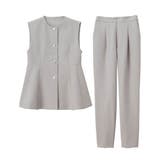 ＜２点セット＞ペプラムベストセットアップ | RANAN | 詳細画像34 