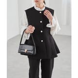 ＜２点セット＞ペプラムベストセットアップ | RANAN | 詳細画像8 