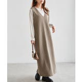 あったか裏ベロアニットコールジャンパースカート | RANAN | 詳細画像15 