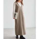 あったか裏ベロアニットコールジャンパースカート | RANAN | 詳細画像16 