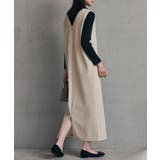 あったか裏ベロアニットコールジャンパースカート | RANAN | 詳細画像24 