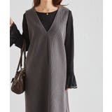 あったか裏ベロアニットコールジャンパースカート | RANAN | 詳細画像6 