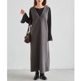 あったか裏ベロアニットコールジャンパースカート | RANAN | 詳細画像8 