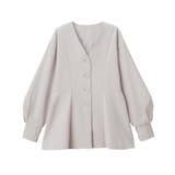 【2点セット】洗える 防シワＶネックペプラムトップステーパードパンツセットアップ | RANAN | 詳細画像23 