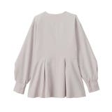 【2点セット】洗える 防シワＶネックペプラムトップステーパードパンツセットアップ | RANAN | 詳細画像24 