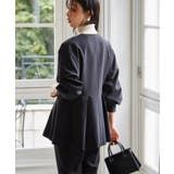 【2点セット】洗える 防シワＶネックペプラムトップステーパードパンツセットアップ | RANAN | 詳細画像9 