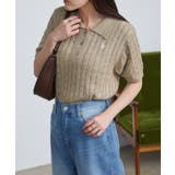 <U.S.P>半袖襟付きニット | RANAN | 詳細画像1