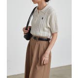 <U.S.P>半袖襟付きニット | RANAN | 詳細画像12