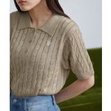 <U.S.P>半袖襟付きニット | RANAN | 詳細画像2