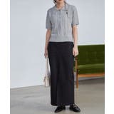 <U.S.P>半袖襟付きニット | RANAN | 詳細画像9