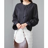 パール付きボウタイブラウス | RANAN | 詳細画像10