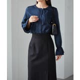 パール付きボウタイブラウス | RANAN | 詳細画像15