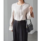 パール付きボウタイブラウス | RANAN | 詳細画像4